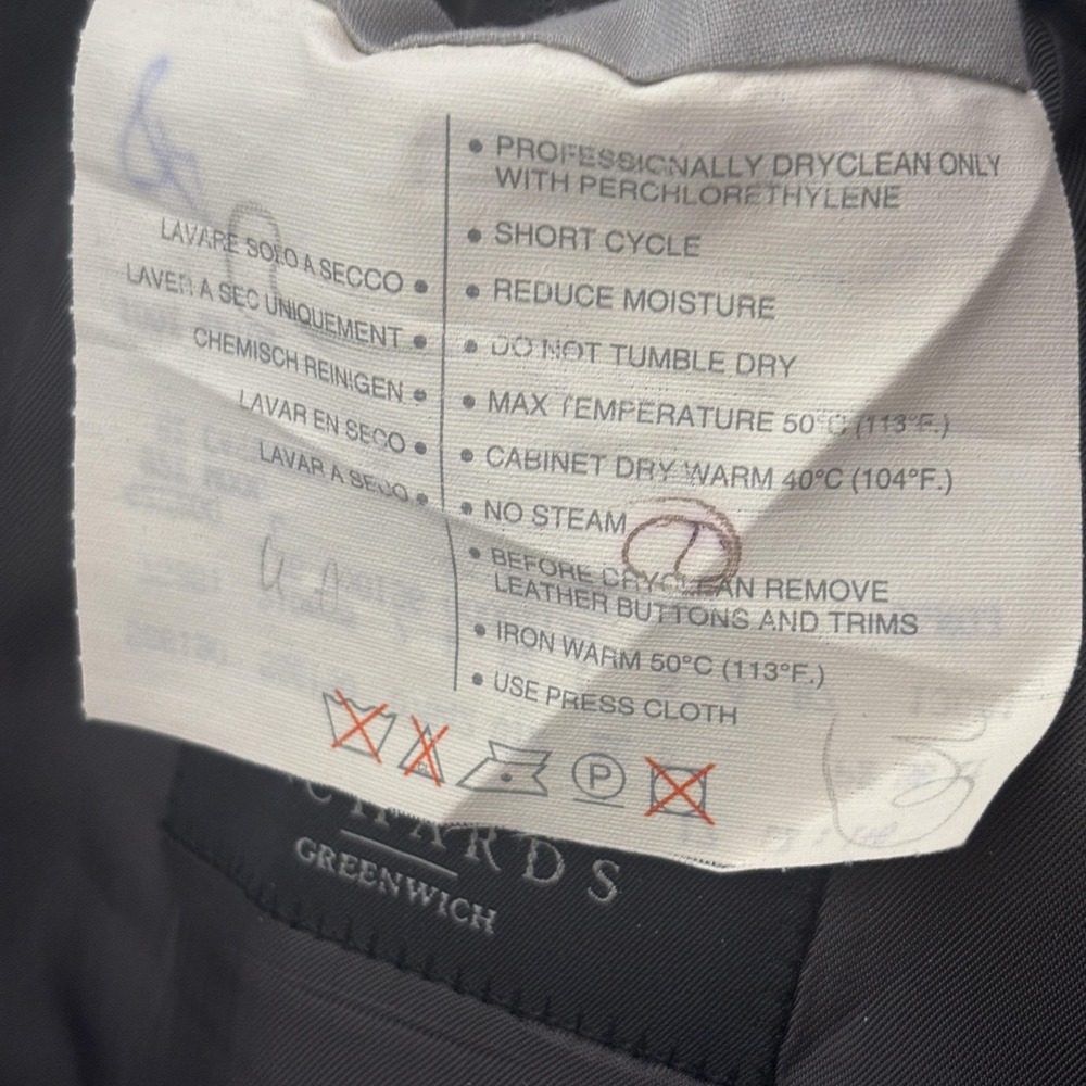Ermenegildo Zegna Sport Coat Mens 42R Gray Glen Plaid Wool Cashmere 2 Button - Picture 7 of 16